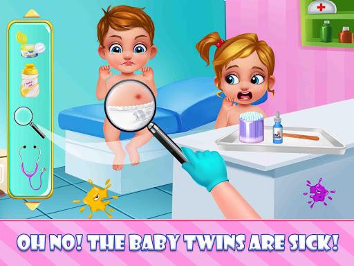 Newborn Sweet Baby Twins 2: Baby Care & Dress Up Screenshot 4