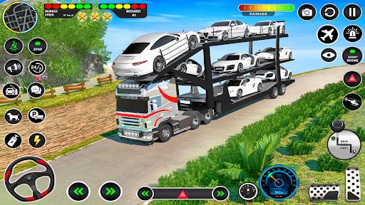 Crazy Truck Transport Car Game स्क्रीनशॉट 1