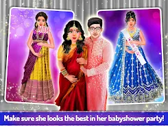 Indian Fashion Mom Baby Shower Captura de tela 3