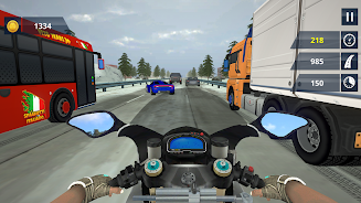 Endless Moto Traffic Racer 3D Captura de tela 2