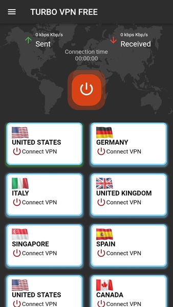 Turbo VPN Free 스크린샷 2