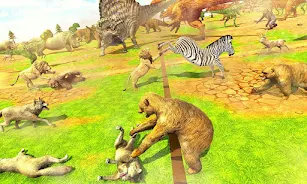 Wild Animals Kingdom Battle 스크린샷 4