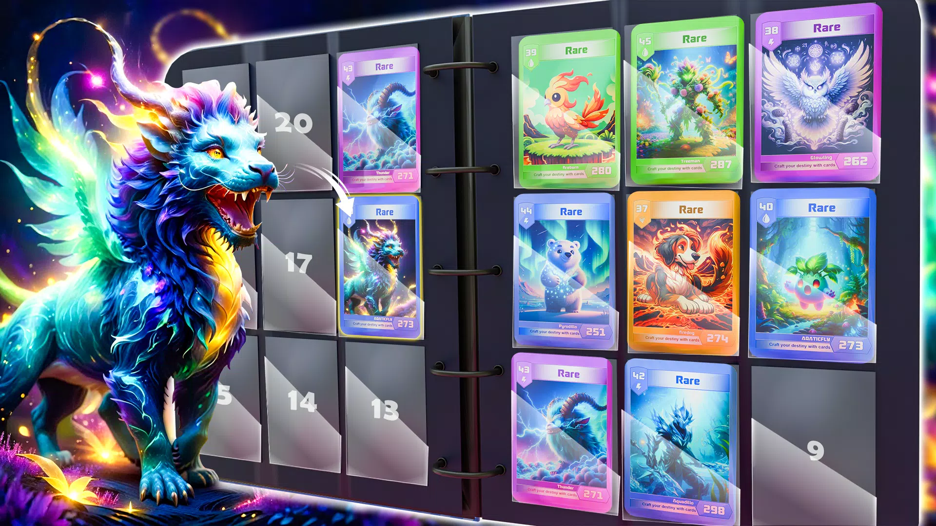 Monsters Card Collector Game Screenshot 2