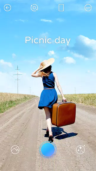 PICNIC 피크닉  - 맑은 하늘 필터 카메라 스크린샷 2