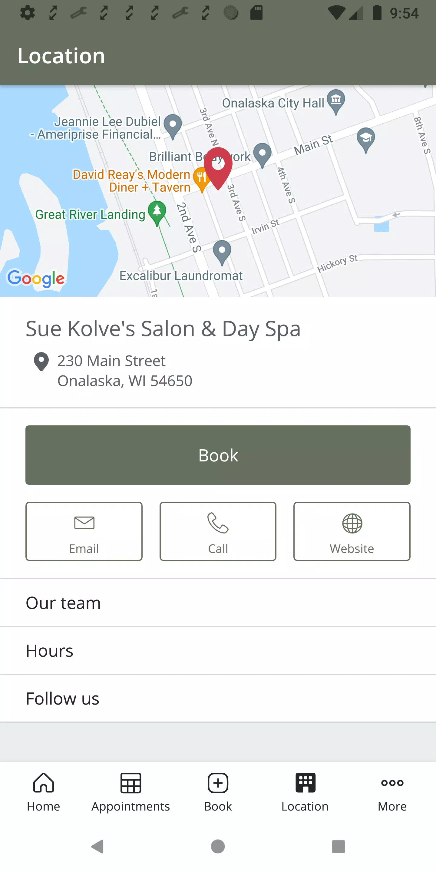 Sue Kolve’s Salon & Day Spa Скриншот 4