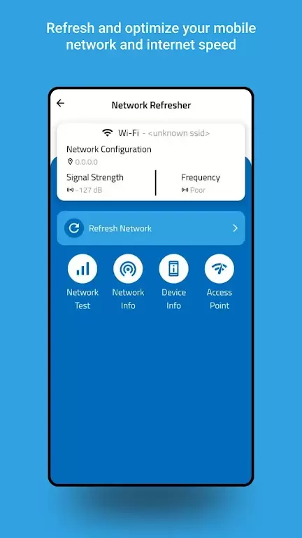 Signal Strength Test & Refresh Tangkapan skrin 1