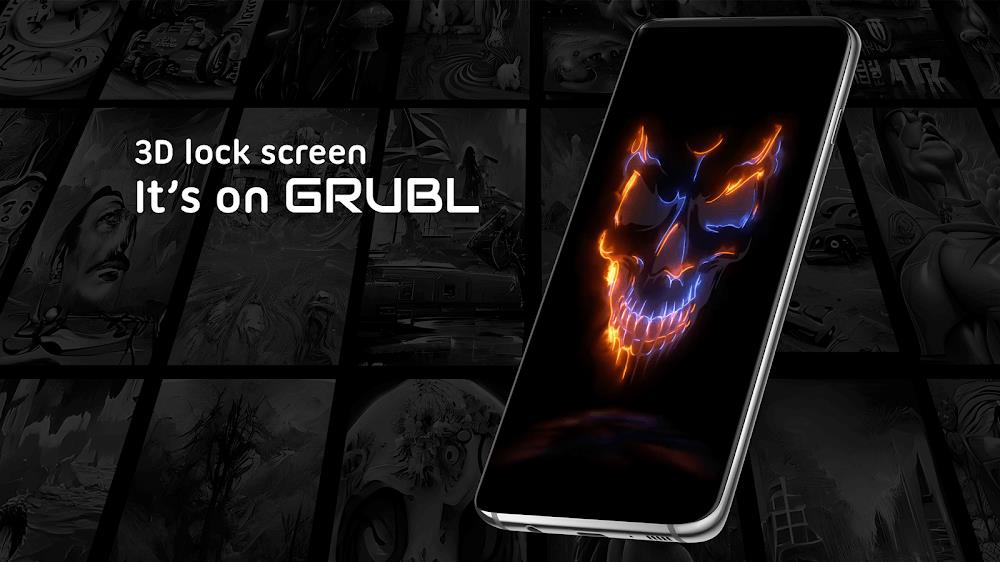 GRUBL™ 4D Live Wallpapers + AI Captura de tela 4