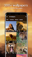 Lion Wallpapers 4K ဖန်သားပြင်ဓာတ်ပုံ 1