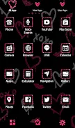 Glitter Hearts Wallpaper Tangkapan skrin 3