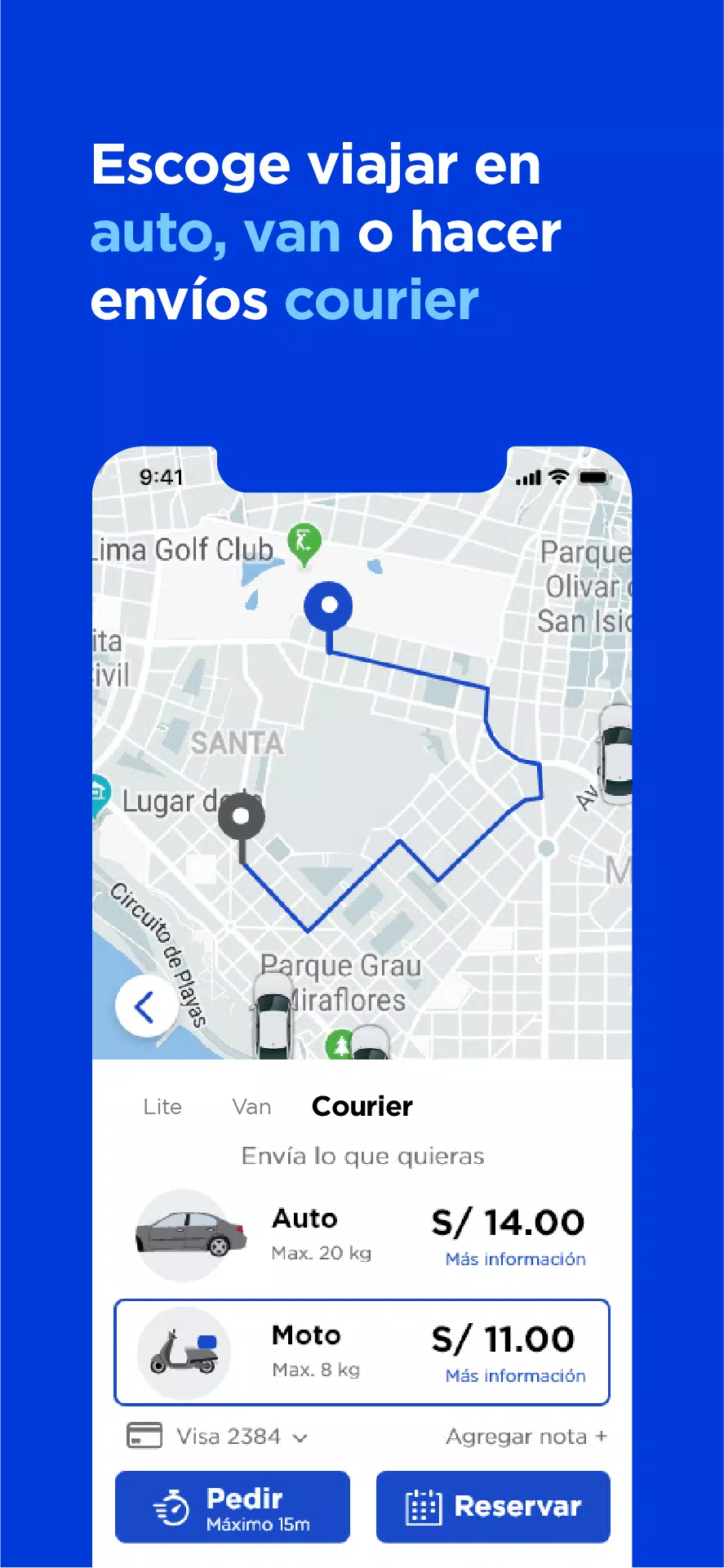 Directo, un app de taxi Ảnh chụp màn hình 3