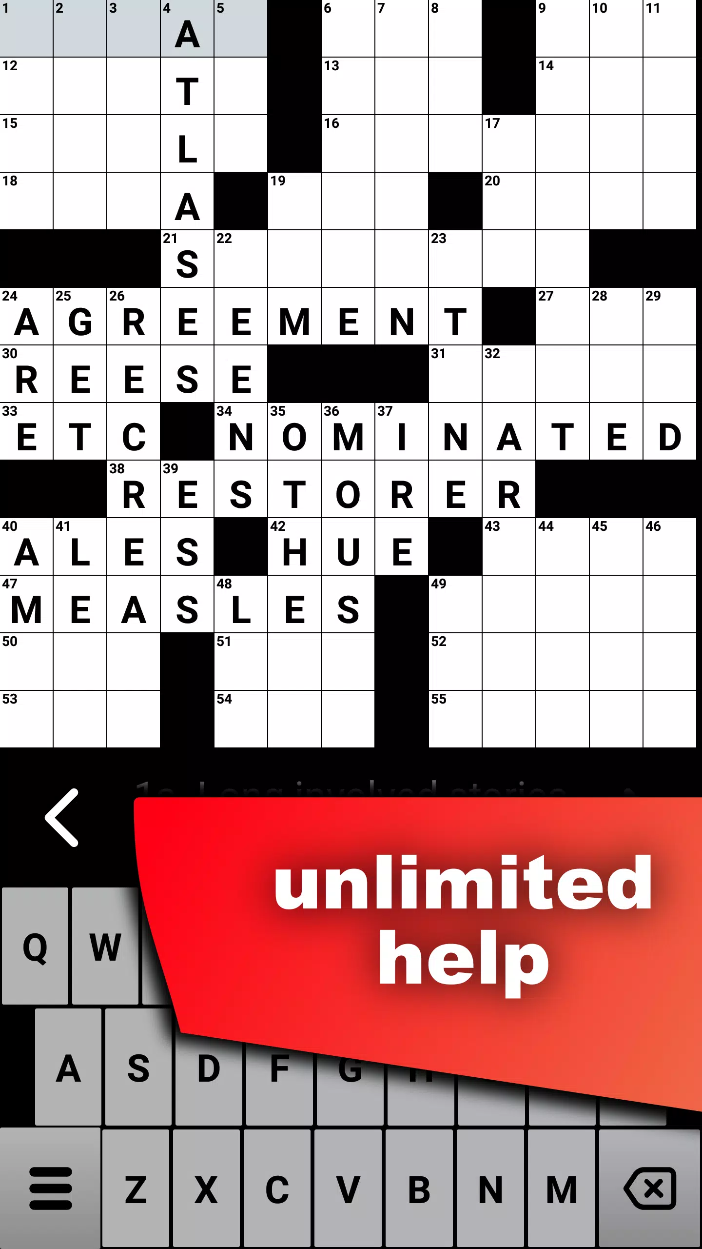 Crossword Puzzle Screenshot 2