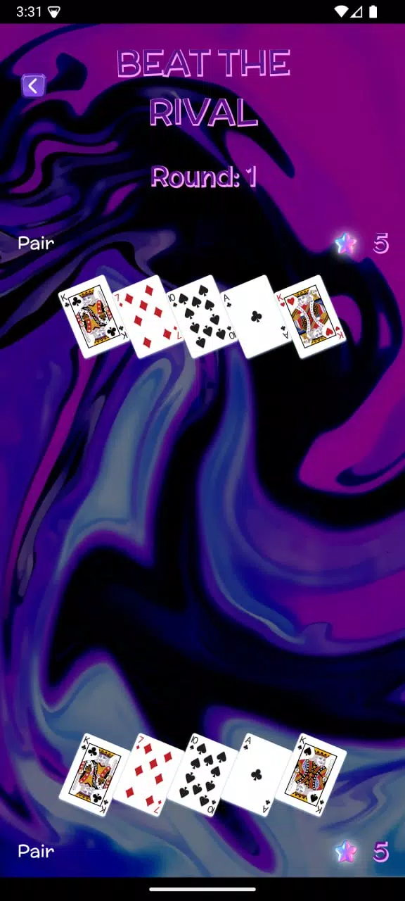 Five Card Showdown Captura de pantalla 2
