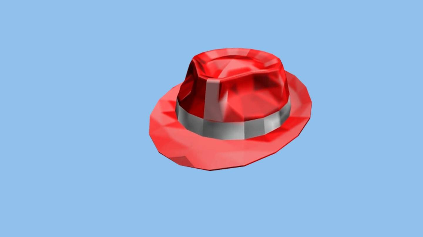 Red Sparkle Time Fedora