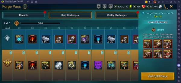 Raid Shadow Legends - Forge Pass Season 26 คู่มือ