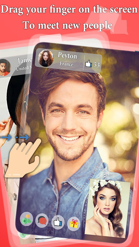 LightC - Meet People via video chat for free Скриншот 2