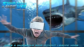 Swim Sharks Cage VR Simulator Ekran Görüntüsü 1