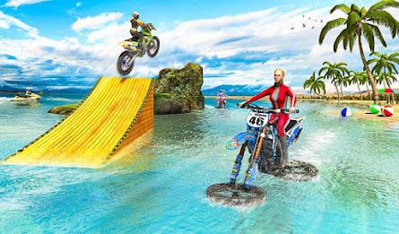 Water Surfer Racing In Moto Capture d'écran 3