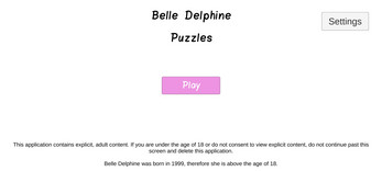 Belle Delphine Puzzles Captura de tela 1