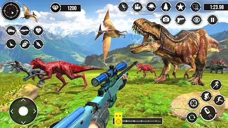 Real Dino Hunting 3D shooting應用截圖第4張