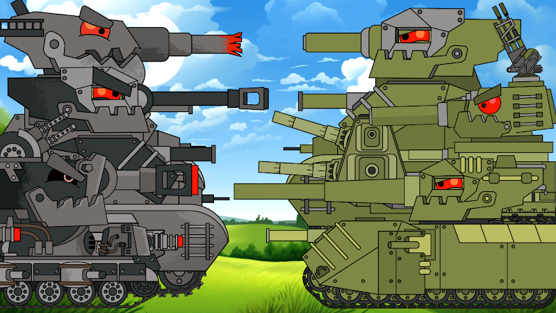 Merge Tanks: Idle Merge Arena Schermafbeelding 3