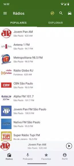 Rádio FM Brasil - FM Ao Vivo Скриншот 1