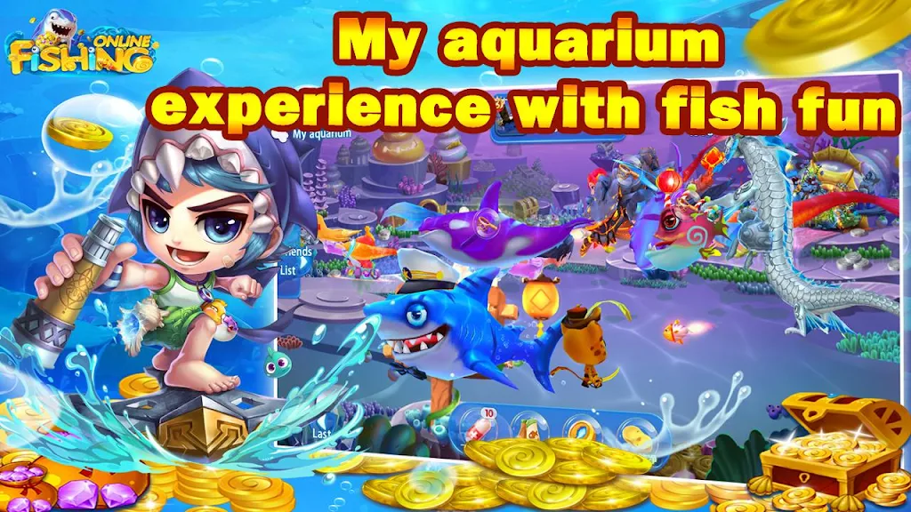 Fishing Online: Classic fish machine, free game ဖန်သားပြင်ဓာတ်ပုံ 1