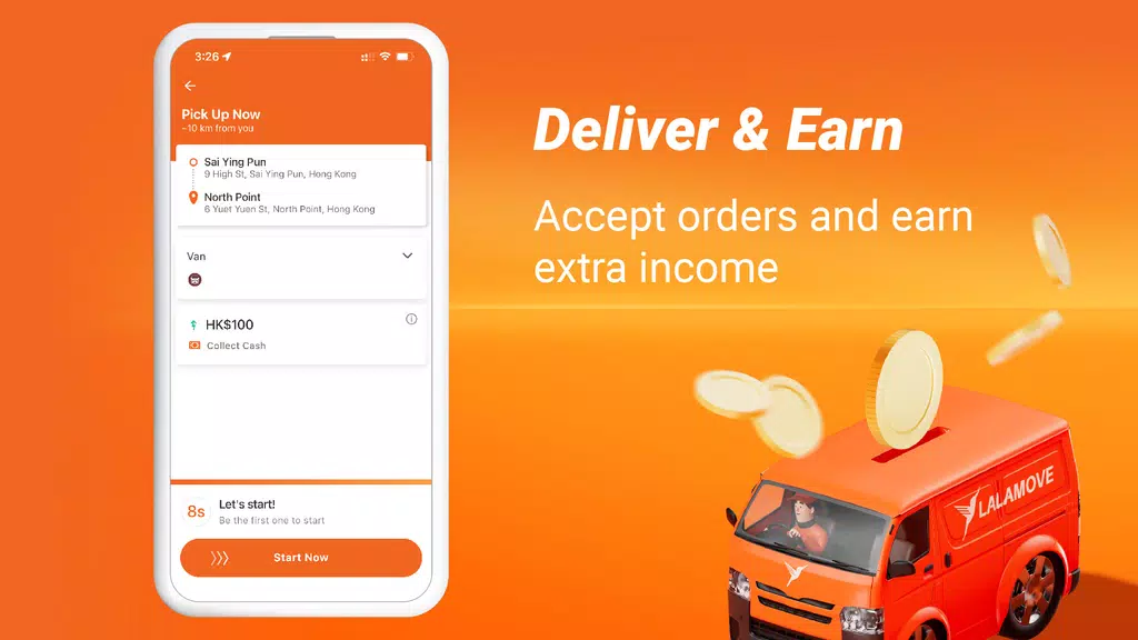 Schermata Lalamove Driver - Drive & Earn 3