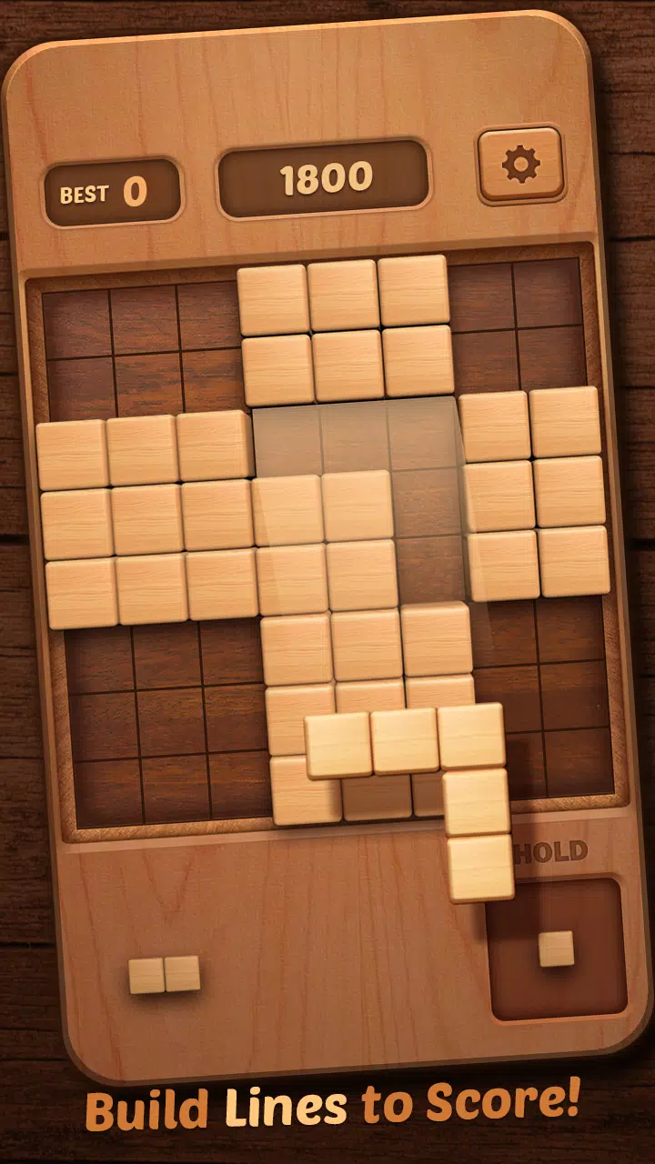 Wood Block Puzzle 3D Capture d'écran 1