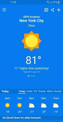 Weather & Clima - Weather Sky ဖန်သားပြင်ဓာတ်ပုံ 1