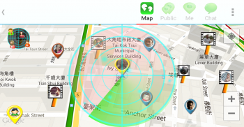 MapChat Tangkapan skrin 1