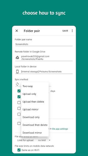 Autosync - File Sync & Backup Tangkapan skrin 4