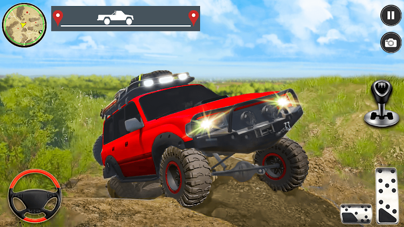 4x4 Turbo Jeep Racing Mania Schermafbeelding 1