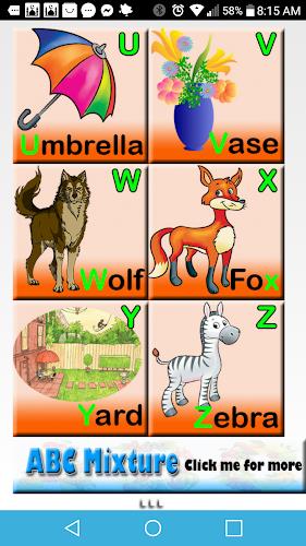 Phonics for Kids ภาพหน้าจอ 1