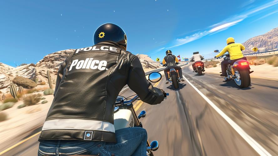 Police Bike Pursuit Highway Screenshot 2