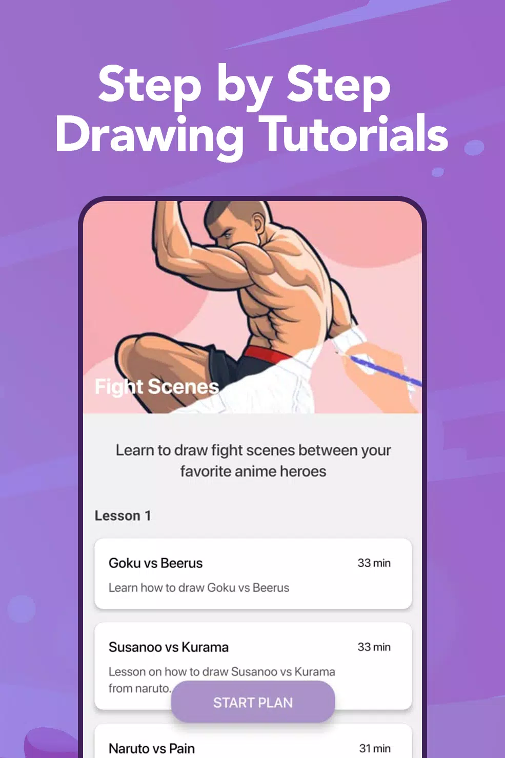 Learn to Draw Anime by Steps Capture d'écran 2