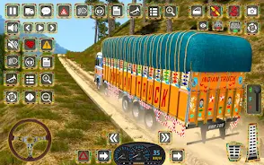 Indian Truck Offroad Cargo 3D Capture d'écran 1