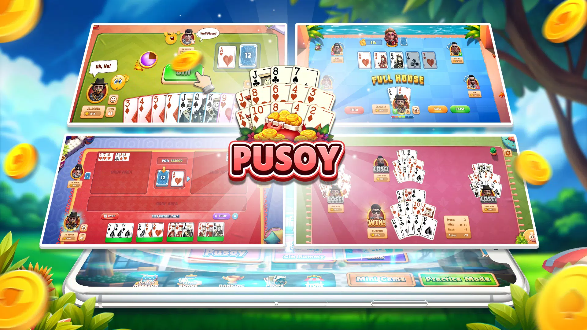 Pusoy Club Offline スクリーンショット 3