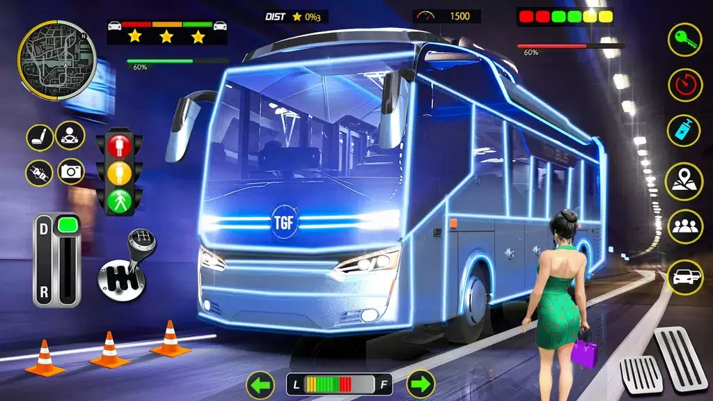 Coach Bus 3D Driving Games ဖန်သားပြင်ဓာတ်ပုံ 2