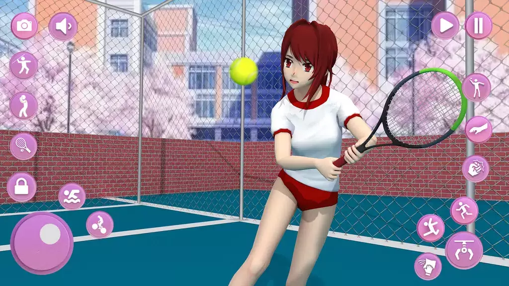 Anime School Girl Simulator 3D Tangkapan skrin 2