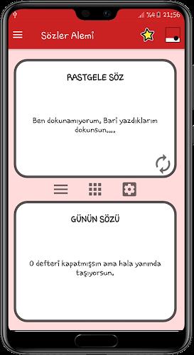 Sözler Alemi -  Durum Sözleri Screenshot 2