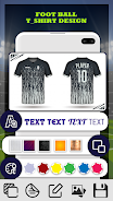 Football Jersey Maker- T Shirt 스크린샷 2