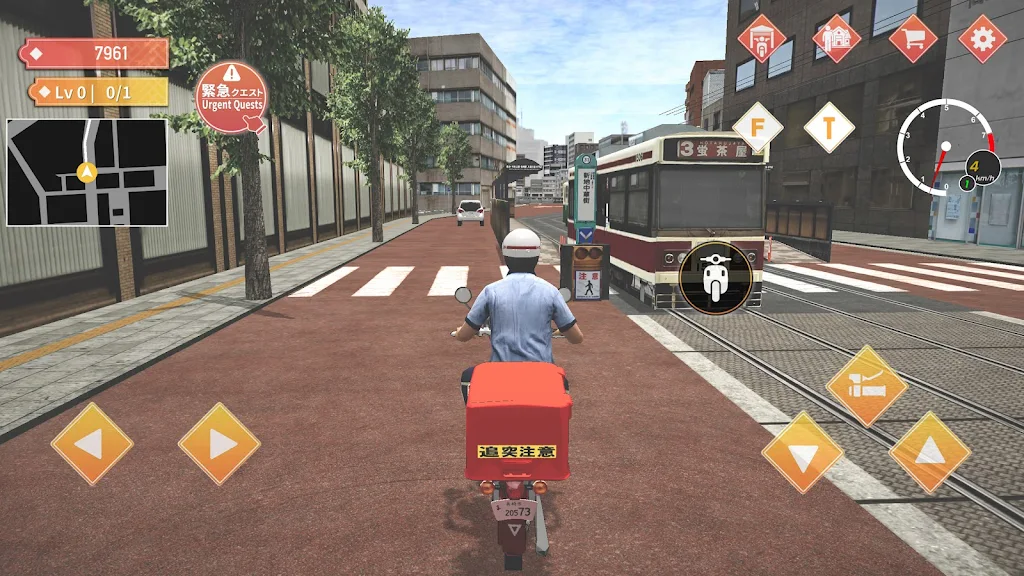 Japan Postman Moto Simulator स्क्रीनशॉट 2