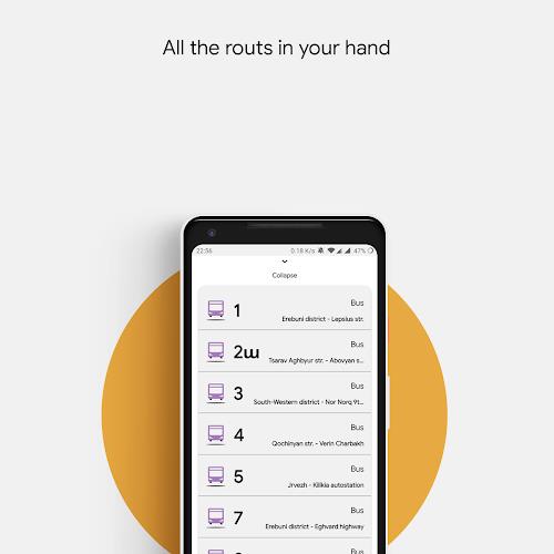 A2B. Yerevan Public Transport ภาพหน้าจอ 2