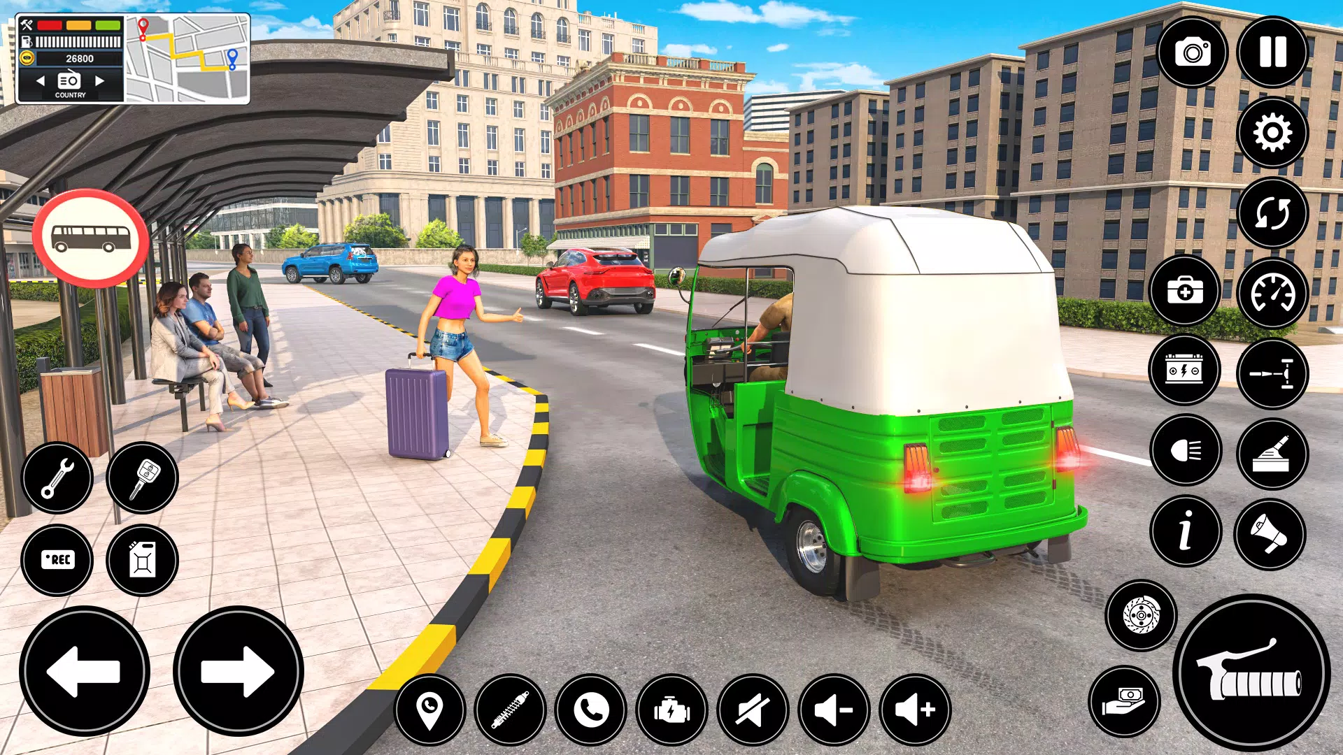 Auto Tuk Tuk Rickshaw Game Screenshot 1