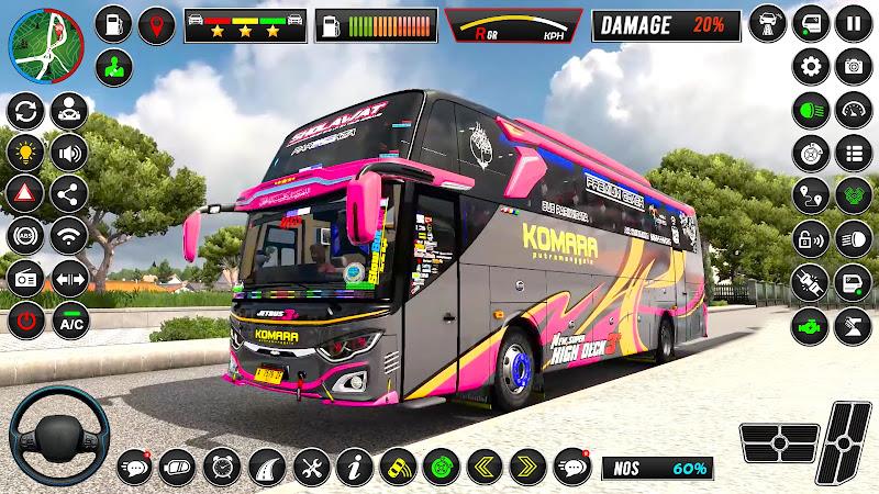 Luxury Coach Bus Driving Game Ảnh chụp màn hình 1