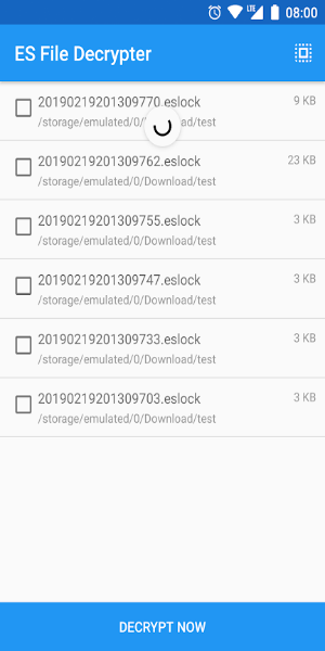 ES File Decrypter Schermafbeelding 1