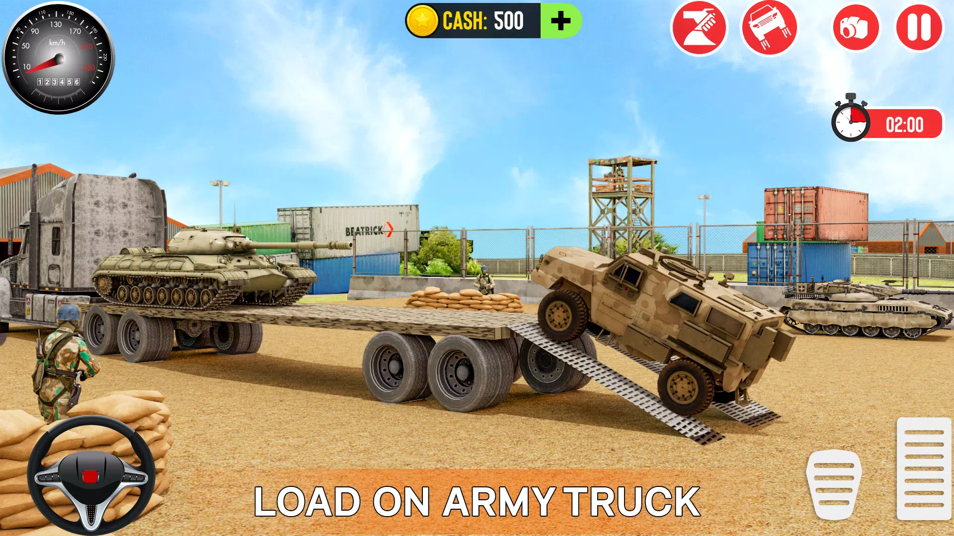 Army Car Games Truck Driving 스크린샷 3