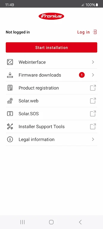 Fronius Solar.start ภาพหน้าจอ 2