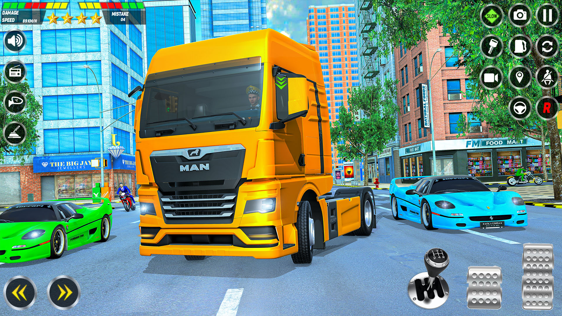 Crazy Truck Driving:Truck Game Captura de pantalla 4