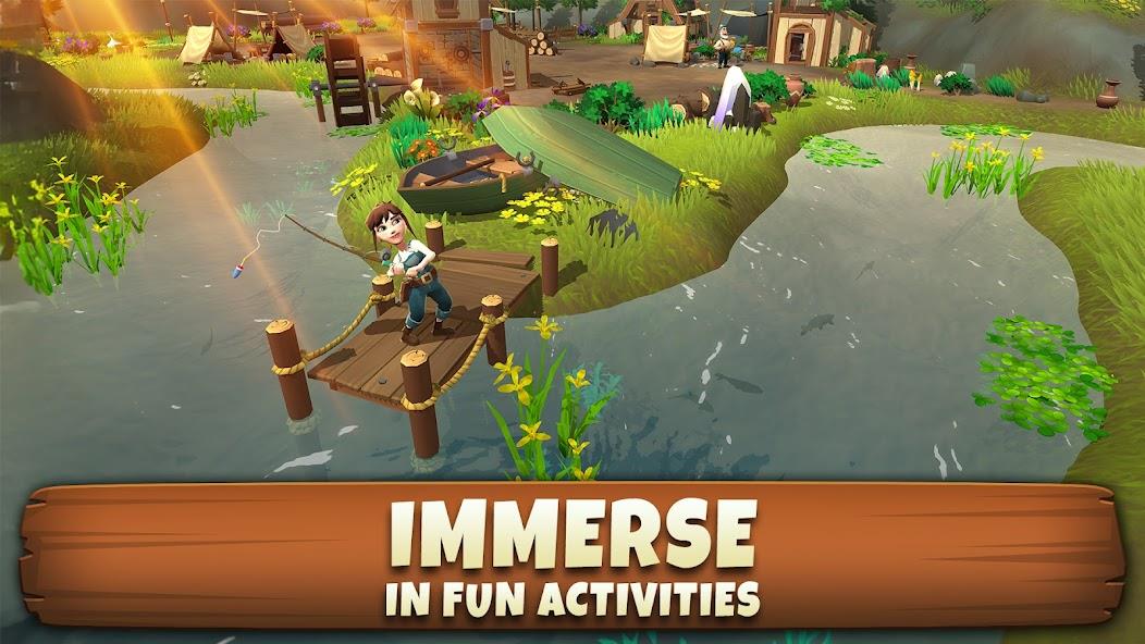 Sunrise Village: Farm Game Mod Schermafbeelding 4